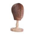 thumbnail image 5 of TOOYFUL Hat Display Holder Mannequin Head Portable Beauty Displaying Sturdy Lifelike with Base Hat Storage Rack Head Model Hat Holder wood base, 5 of 10
