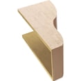 thumbnail image 6 of 11"W x 11"D x 22"H Wide Greensboro Rough Cedar Woodgrain TimberThane Corbel, Primed Tan, 6 of 6