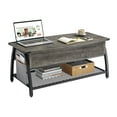 thumbnail image 2 of Bestier Lift Top Coffee Table with Storage for Living Room Grey, 2 of 8