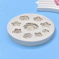 thumbnail image 4 of Silicone Molds,Soap Molds,Rose Silicone Candy Mold Mini Flower Fondant Chocolate Molds For Cake Decorating Cupcake Topper Chocolate Gum Paste Polymer Clay,White, 4 of 9