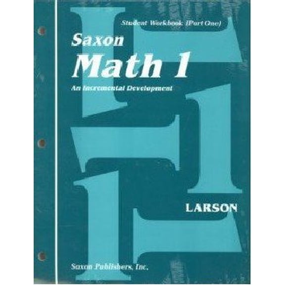 Pre-Owned Saxon Math 1 Student Workbook Set: 1st Edition, (Paperback)