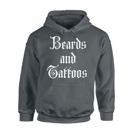 Awkward Styles Beards and Tattoos Hooded Sweatshirt Tattoo Gifts for Men and Women Tattooed Hoodie Unisex Inked Party Tattoo Hoodie Sweater for Men and Women Tattoo Lovers Tattoo Low Life Hoodie
