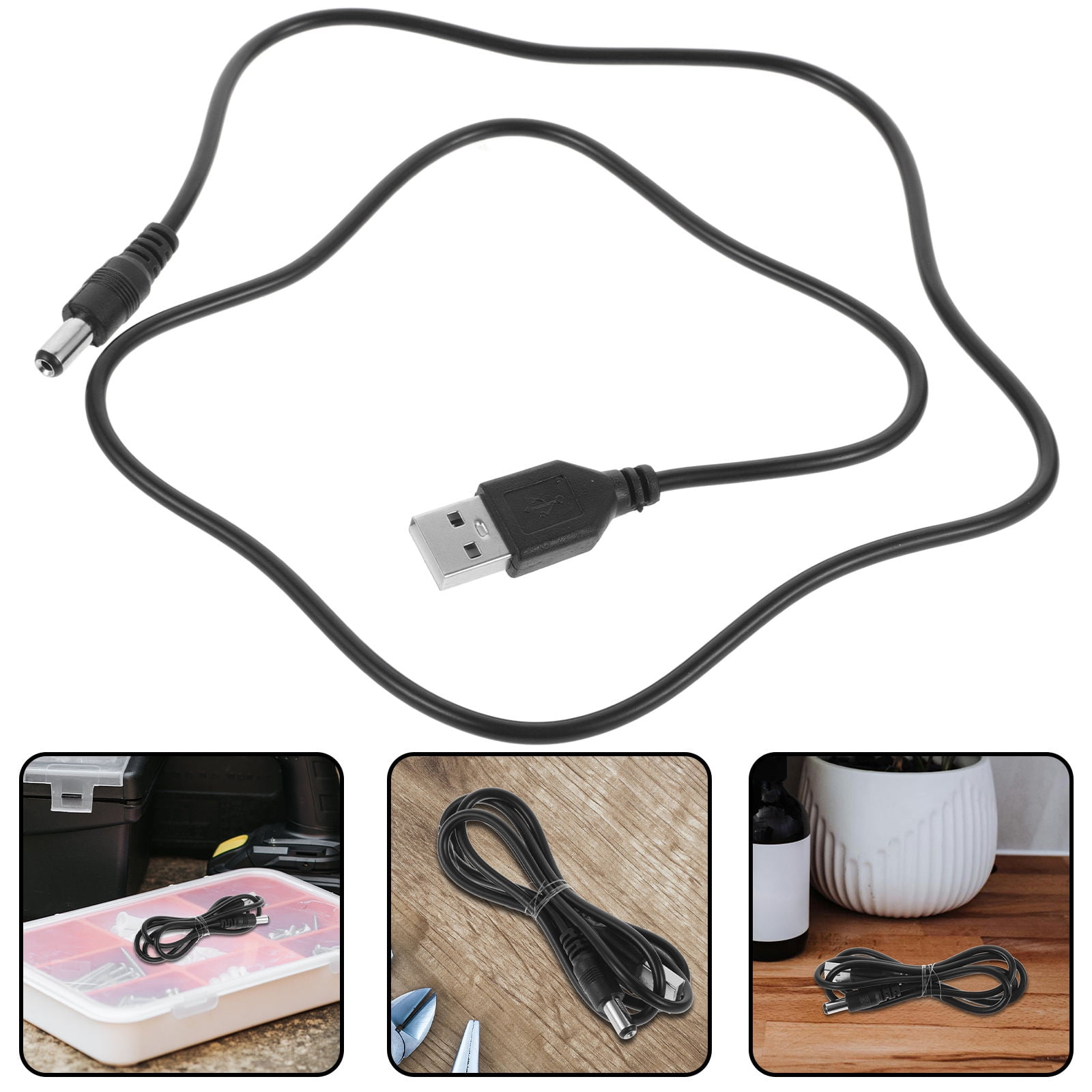 USHOBE Universal Charging Cable USB Charging Cable Plastic Fast Charging For Office Use 1Set