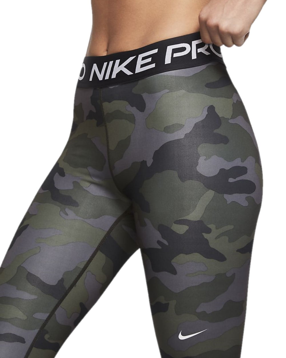 cropped nike pro camo leggings