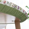 thumbnail image 6 of Spring Summer Floral Round Tablecloth Watercolor Wildflower Butterfly Table Cover with Elastic Edge Easter Washable Fitted Table Cloth for Kitchen Patry Outdoor Decor Fits 40"-44", Small, 6 of 6