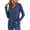 Dark Blue, variant on Bixock Womens Plus Size Tops Long Sleeve V Neck Tunic Blouse Pullover Shirts Loose Casual Fall Going Out Tops,Women Clothings