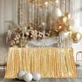 thumbnail image 4 of Mantel Poise3eHome con lentejuelas doradas, 152 x 305 cm, rectangular, 4 of 7