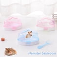 thumbnail image 2 of Small Animal Hamster Bathroom with Scoop, Ice Bathtub Accessories Cage Toys, Relax Habitat House, Sleep Pad Nest for Hamster, Food Bowl for Guinea Pigs/Squirrel/Chinchilla, 2 of 8
