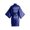 Blue, variant on Elegant Rhinestone Bride Bathrobe For Women Silk Like Wedding Morning Gown Bridal Makeup Parties Celebrations Sky Blue,One Size