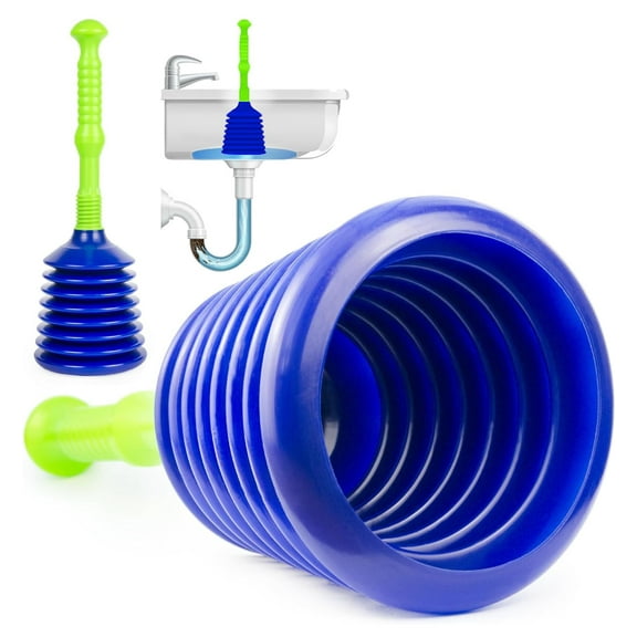Luigi's Sink Drain Plunger - Ideal for Bathrooms, Kitchens, Sinks, Showers