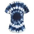 thumbnail image 7 of BDPORKAS Womens Scrubs Graphic Tie Dye Fashion Holiday Workwear Lightweight V Neck Short Sleeve Comfy Holiday Shirts Pocketed, 7 of 7