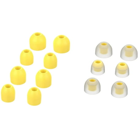 Tianle Compatible with Sony WF-1000XM3 Silicone Eartips Accessories Silicone Protective Earphone Ear Tips Case Cover for Sony WF-1000XM3/Sony WF-1000XM4 (Yellow)