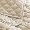thumbnail image 3 of Bare Home Ensemble de Courtepointe - 3 Pcs - Couvre-Lit Matelassé à Losanges - Très Grand, Sable, 3 of 4