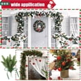 thumbnail image 5 of 10 Pcs Christmas Berries Pine Cones for DIY Crafts-Christmas Tree Picks Spray Evergreen Artificial Pine Branches Holly Stem, Xmas Garland Decor,Gift Wrap Embellishment, 5 of 6