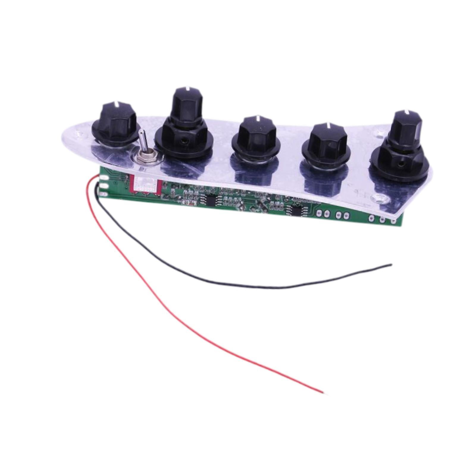 LeeQinersw Electric Guitar Loaded Control Plate Accessories 5 Way Replacement Part for Bass