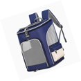 thumbnail image 3 of Transporteur de Voyage pour Animaux Pliable avec Sangle Rembourrée, Sac à Main Léger pour Chat, Maison, Extérieur, Randonnée, Blanc, 3 of 7