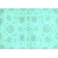 thumbnail image 1 of Ahgly Company Indoor Rectangle Abstract Light Blue Modern Area Rugs, 5' x 8', 1 of 4