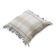 thumbnail image 3 of Better Homes & Gardens Reversible Plaid Decorative Square Throw Pillow, 20" x 20", Brown, 1 per Pack, 3 of 5