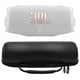 thumbnail image 1 of Altavoz portátil JBL Charge 6 resistente al agua con funda GSport blanca, 1 of 9