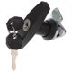 thumbnail image 1 of EeaseMX Cerradura de leva con manija tipo T para gabinetes de alta y baja tensión, cajas de distribución, aparamenta, gabinete de control con placa de bloqueo aleatoria (negra), 1 of 8