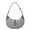 Weave Grey, variant on MKF Collection Neza Shoulder Women's Bag , Solid Vegan Leather Half Moon Top Handle Handbag by Mia K - Black