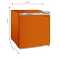 thumbnail image 2 of Frigidaire 1.6 Cu ft. Mini Fridge with Built-in Freezer, Compact Fridge with Door Storage, 0range EFR115, 2 of 7