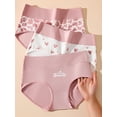 thumbnail image 6 of Buankoxy Cotton Underwear for Women Mid Rise Soft Stretch Breathable Ladies Panties 6 Pack, Size 8, 6 of 6