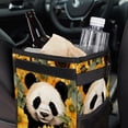 thumbnail image 6 of Panda Sunflower Mini Trash Can Car Trash Bin Trash Can for Car - Foldable, with Lid, Leak-Proof, Hanging Storage Bag, 6 of 6