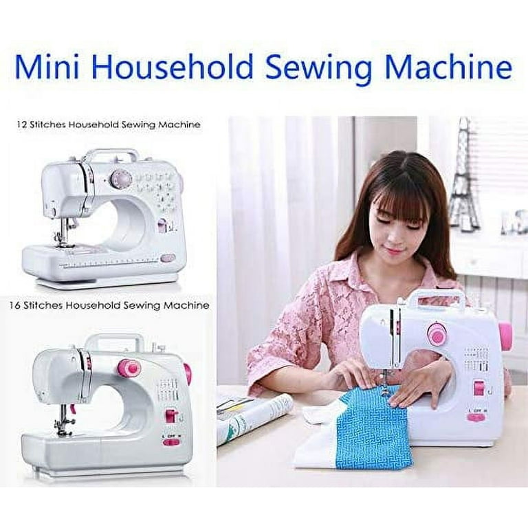 Best Choice Products 6V Portable Sewing Machine, 42-Piece Beginners Kit w/ 12 Stitch Patterns - Gray