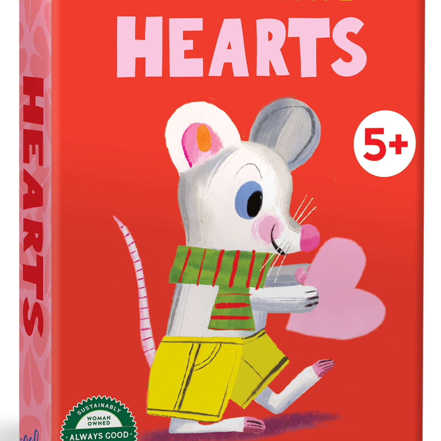 eeBoo: Hearts Playing Card Game - Classic Card Game, Kids & Family, Ages 5+