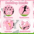 thumbnail image 5 of Pink Football Theme Birthday Backdrop for Girl Soccer Party Decorations Soccer Girl Football Birthday Party Supplies, 5 of 6