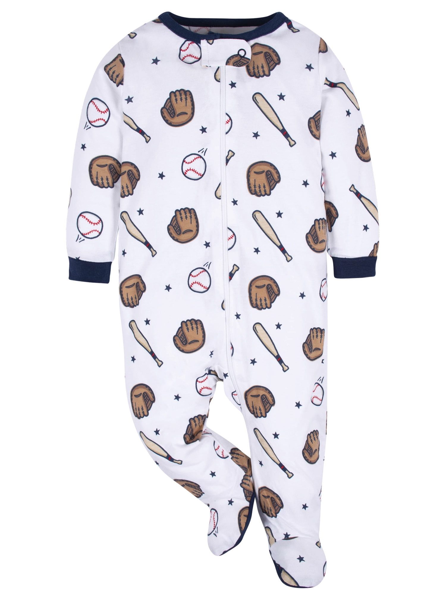 Gerber Baby Boy Sleep 'n Play Footed Pajamas, 4-Pack
