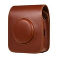 thumbnail image 1 of Graflsoa Instant Camera Bag for Fujifilm Instax SQ20, PU Leather, Detachable Cover, Adjustable Strap, Brown, 1 of 6