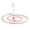 Pink, variant on Lume Wear Thickened Foldable Spiral Hanger a Space Saving Organizer for Bedspreads Mattresses and Tablecloths. A Durable Home Textile Storage Solution for Closet and Wardrobe