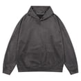 thumbnail image 1 of toraway Chandails en Molleton à Col Rond Hommes Graphique Hiver Automne et Hiver Sweat à Capuche Couleur Unie Suède Grande Taille Manches Longues Veste TTTG, 1 of 3