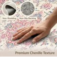 thumbnail image 6 of ODIKA Vintage Floral Medallion With Distressed Scroll Border And Botanical Sprays for Home Office, Gaming Room, Under Desk, Non-Slip Chair-Friendly, 6 of 7