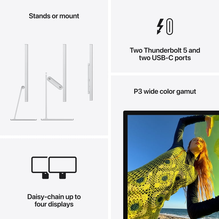 Apple Studio Display - Nano-texture glass - Tilt-adjustable stand