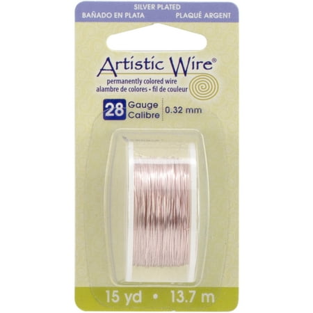 UPC: 0035926117143 | Permanently Colored Copper Wire 28 Gauge 15 Yards-Rose Gold