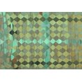 thumbnail image 1 of Ahgly Company Machine Washable Indoor Rectangle Oriental Turquoise Blue Traditional Area Rugs, 2' x 5', 1 of 4