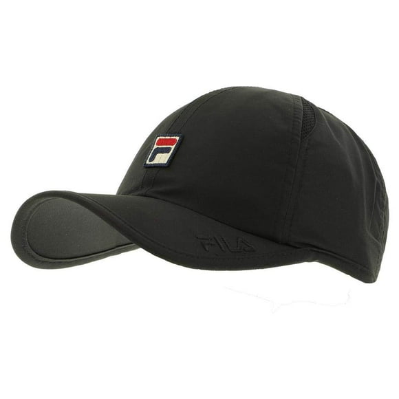 Fila Unisex Performance Solid Runner Hat, Black, OS