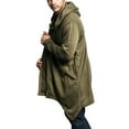 thumbnail image 5 of Victorious Long Length Drape Cape Cardigan Hoodie - Multiple Colors & Sizes, 5 of 8