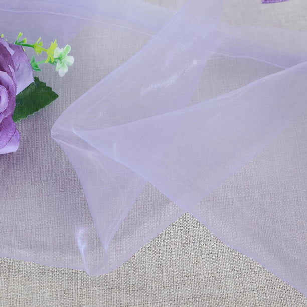 Cortina de Ventana Transparente Varilla de Bolsillo Cortina Balcón Balcón Drape Cortina Ventana Tratamiento Purple