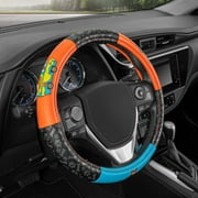 Scooby Doo Car Steering Wheel Cover - Universal Fit Steering Wheel Cover with Officially Licensed Warner Brothers Graphics, Great Automotive Accessory Gift Idea for Fans