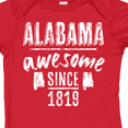 thumbnail image 4 of Inktastic Alabama Awesome Since 1819 Boys or Girls Baby Bodysuit, 4 of 5