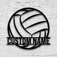 thumbnail image 4 of Craftnamesign Personalized Volleyball Metal Wall Art LED Light, Custom Volleyball Player Name Sign, 4 of 5