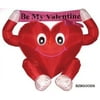 4 Foot Valentine's Inflatable Lovely Heart Be My Valentine - romantic Valentines Gifts for Couples, Cute Valentines Day Gift Ideas, Good Couple Gifts for Valentines, Romantic Anniversary Gifts