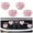 Pink, variant on 4PCS Heart-Shaped Car Vent Clips with Rhinestone,Bling Air Vent Clips Car Decorations,Premium Shiny Car Clips for Vents CCar Accessories Interior for Cars,Trucks,SUVs (Pink)