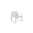thumbnail image 2 of Pangea Home Chester Modern Anodized Aluminum Outdoor Chair in White, 2 of 7