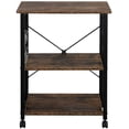 thumbnail image 2 of Kitchen Microwave Cart Kitchen Bakers Rack, Microwave Stand 3 Tier Rolling Kitchen Cart with Storage, Modern Nightstand End Table Coffee Bar Cart for Living Room Bedroom Kitchen Organization, 2 of 5