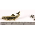 thumbnail image 2 of Dolly Varden Trout Pin, FG025, Gold Painted, 2”, Fish Lapel Pin, Hat, Pins, Brooch, Brooches, Jewelry, Gift, 100% Handmade in the USA, 200 Fish Designs Available, 2 of 8